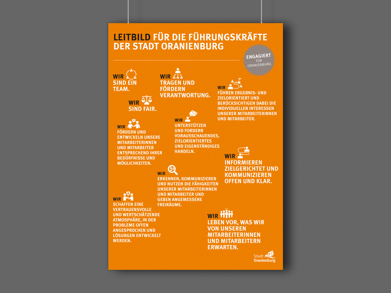 martin zech design, projekt design, leitbild, stadt oranienburg, poster 2